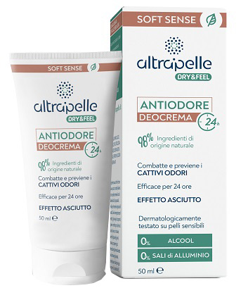 ALTRAPELLE DRY &amp; FEEL DEOCREMA ANTIODORE 24H 50 ML