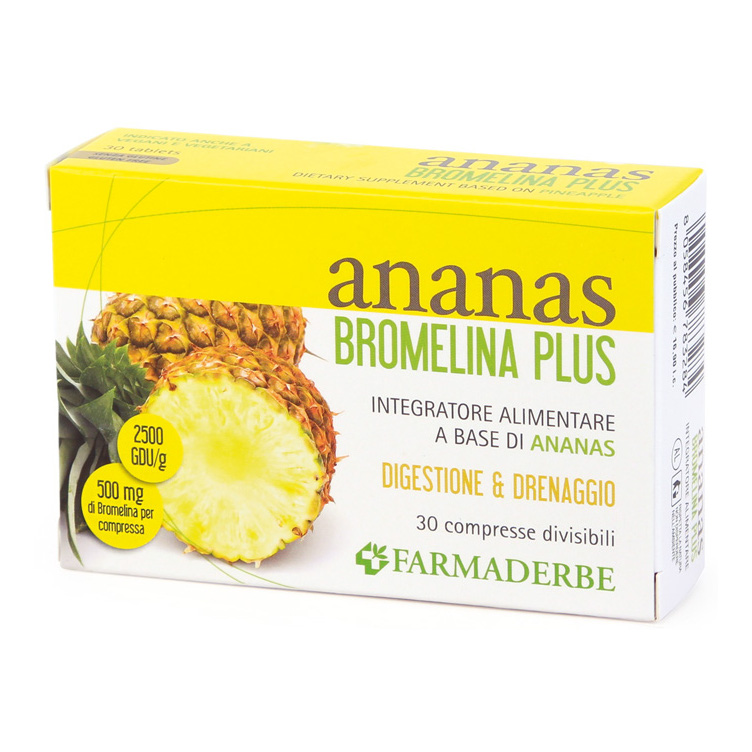 ANANAS BROMELINA PLUS 30 COMPRESSE FDR