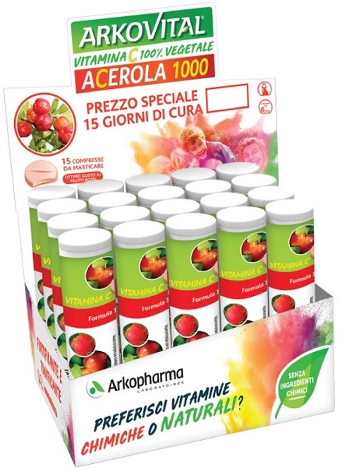 ARKOVITAL ACEROLA 1000 15 COMPRESSE