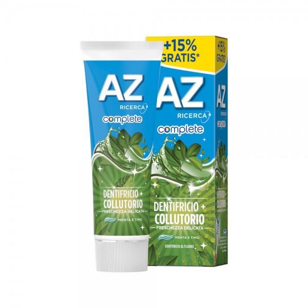 AZ Complete - Dentifricio + Colluttorio Freschezza Delicata - 75 ml