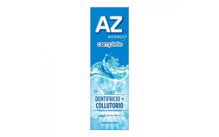 AZ Complete Fresh &amp; Whitening Dentifricio + Collutorio 10ml