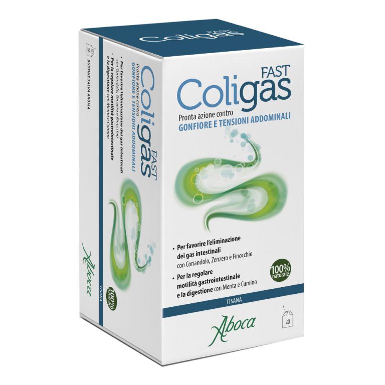 Aboca Coligas Fast Tisana Gonfiore Addominale 20 Bustine