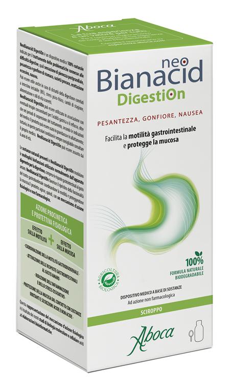 Aboca Neobianacid Digestion - Integratore per la Digestione - Sciroppo 180 g