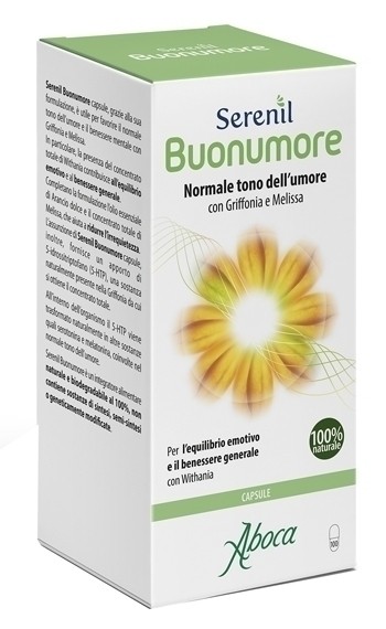 Aboca Serenil Buonumore - Integratore per il Tono dell'Umore - 100 Capsule