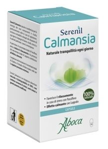 Aboca Serenil Calmansia - Integratore per Favorire il Rilassamento - 50 Capsule