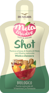 Aceto di Mela Madre Shot Miele e Zenzero De Nigris 30ml