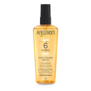 Angstrom Olio Solare Secco Per il Corpo Protezione Bassa Spf6+ 150ml