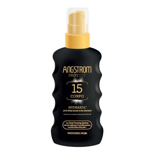 Angstrom Protect Hydraxol Corpo SPF 15 Latte Spray Solare 175 ml - Protezione solare media