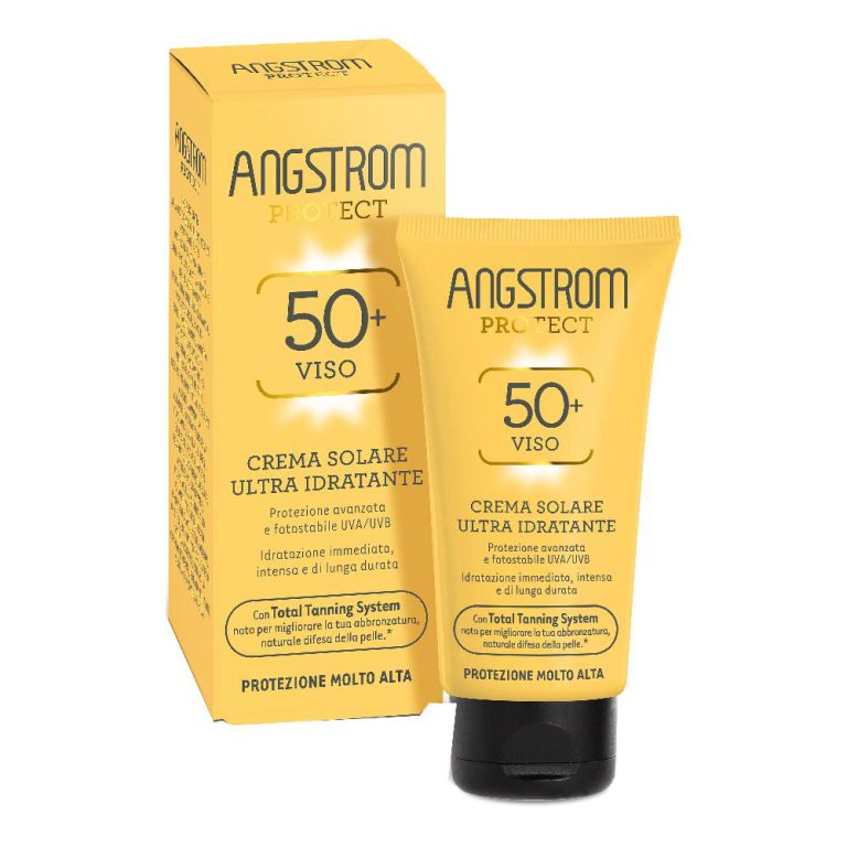 Angstrom Protettivo Idratante Crema Viso Solare 50+