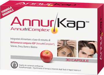 AnnurKap - Integratore Anticaduta Capelli - 30 Capsule