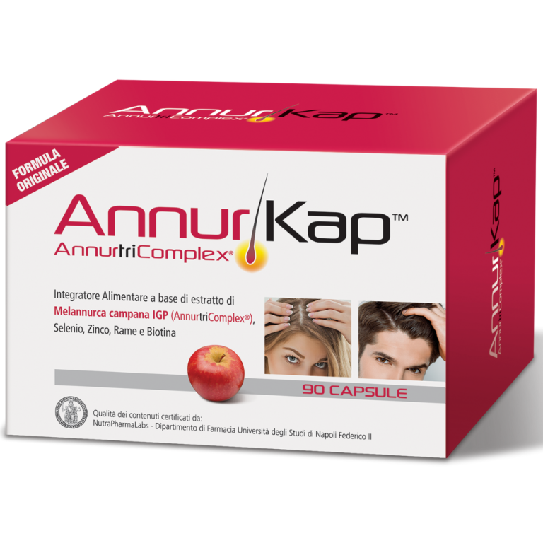 AnnurKap - Integratore Anticaduta Capelli - 90 Capsule