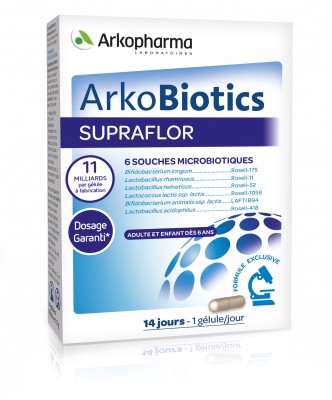 Arkopharma ArkoBiotics Supraflor Integratore Alimentare 30 Capsule