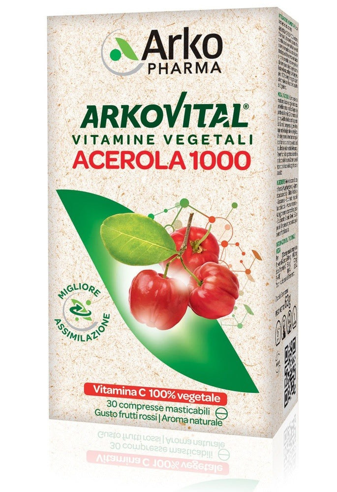 Arkovital Acerola 1000 Vitamina C 30 Compresse Masticabili