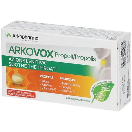 Arkovox Propoli Arkopharma 24 Compresse Miele Limone