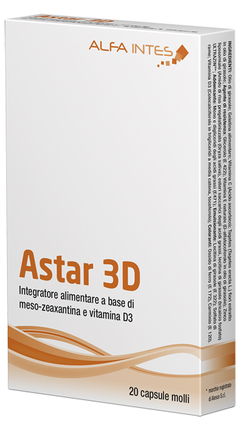 Astar 3D Integratore per gli Occhi 20 Capsule Molli