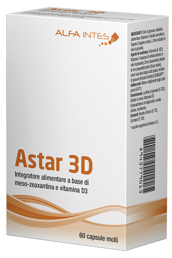 Astar 3D Integratore per gli Occhi 60 Capsule Molli