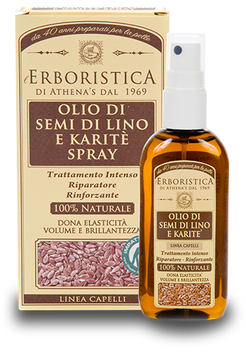 Athena's L'Erboristica Olio di Semi di Lino e Karite' Spray 100 ml