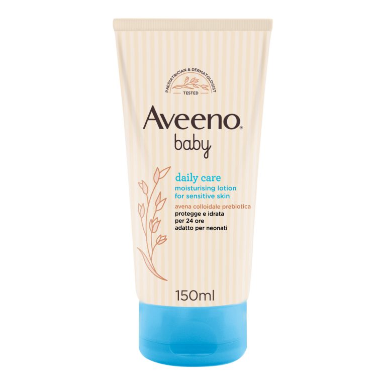 Aveeno Baby Daily Care Crema Idratante Viso E Corpo Per Bambini Con Avena Ad Assorbimento Rapido 150ml