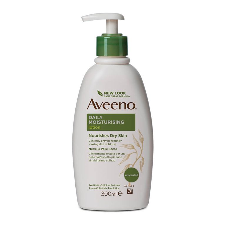 Aveeno Crema Corpo Idratante Daily Moisturising Con Avena Colloidale Per Proteggere E Nutrire La Pelle Secca, Con Pump 300ml