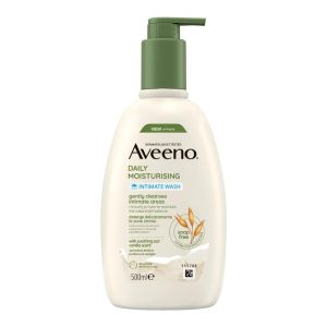 Aveeno Daily Moisturising Detergente Intimo Extra Delicato Naturale Senza Sapone Profumo di Vaniglia 500ml