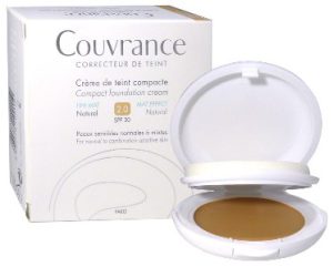 Avene Couvrance - Crema Compatta Colorata Uniformante Oil-Free con Protezione Solare Alta SPF 30 - Colore Naturale