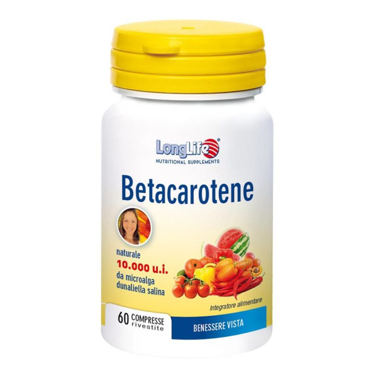 BETACAROTENE 60CPR LONG LIFE