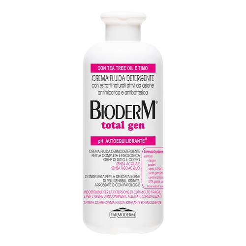 Bioderm Total Gen Crema Fluida Detergente 500 ml