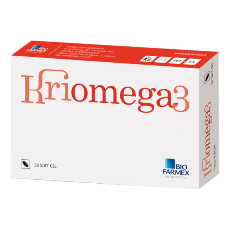 Biofarmex srl Biofarmex Kriomega 3 30 Capsule Softgel