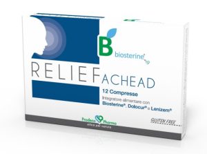 Biosterine Relief Achead - Integratore per Alleviare gli Stati di Tensione Localizzati - 12 Compresse