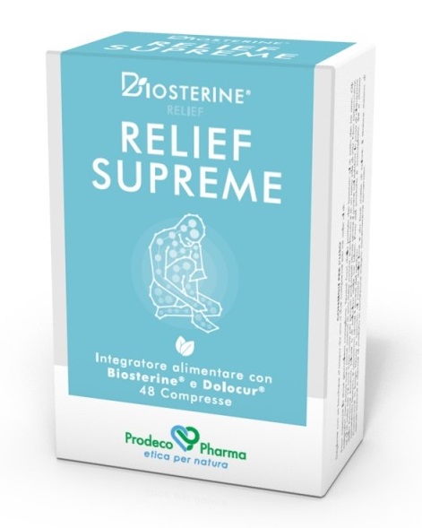 Biosterine Relief Supreme Emergency - Integratore per Alleviare gli Stati di Tensione Localizzati - 48 Compresse