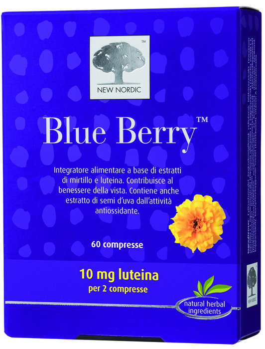 Blue Berry Integratore Funzione Visiva 60 Compresse