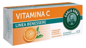 CARLO ERBA VITAMINA C 10 COMPRESSE EFFERVESCENTI