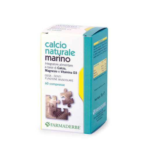 Calcio Naturale Marino Farmaderbe 60 Compresse