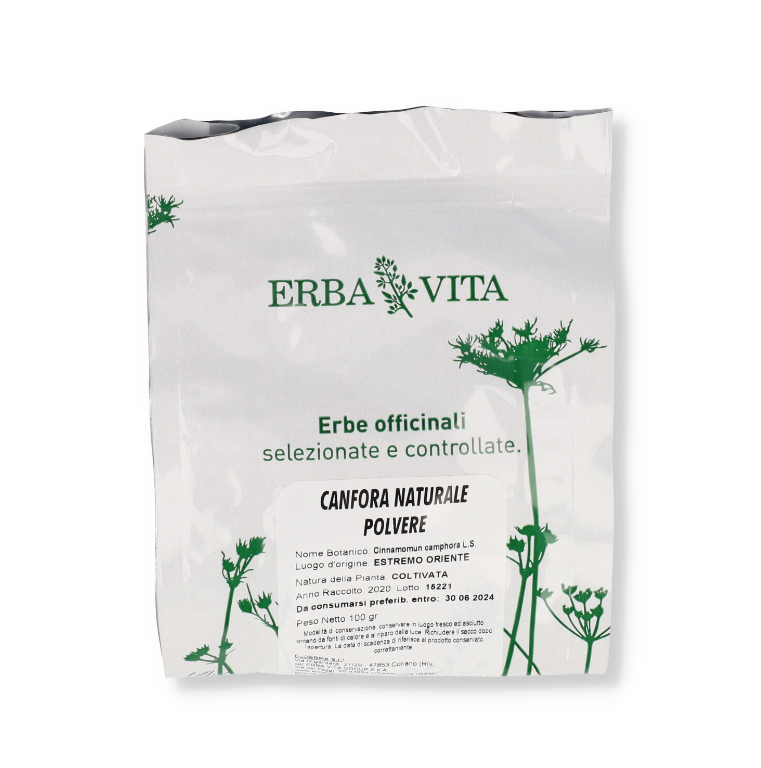 Canfora Naturale Polvere ERBA VITA 100g