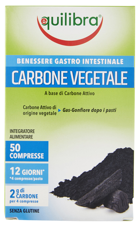 Carbone vegetale 50 compresse