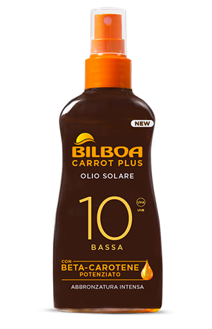 Carrot Plus Olio Solare Spf10 Bilboa 200ml