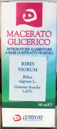 Cemon Ribes Nigrum Macerato Glicerico Integratore Alimentare 60ml