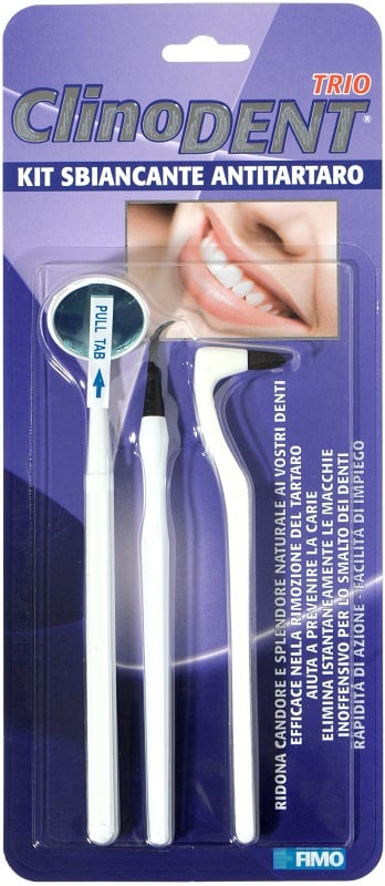 Clinodent trio sbiancante anti tartaro