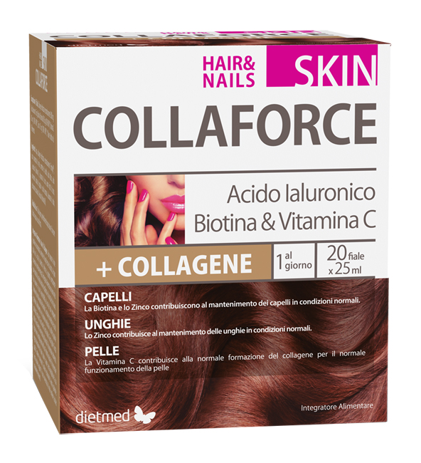 Collaforce skin hair &amp; nails 20 fiale da 25 ml