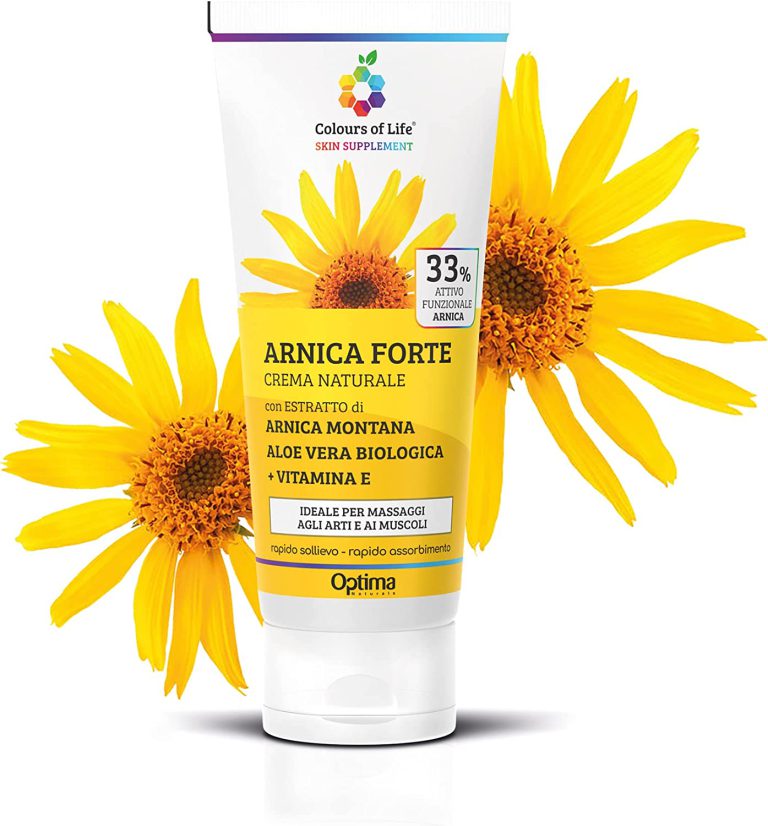 Colours Of Life Skin Supplement Arnica Forte - Crema Corpo per Dolori Muscolari e Articolari - 100 ml