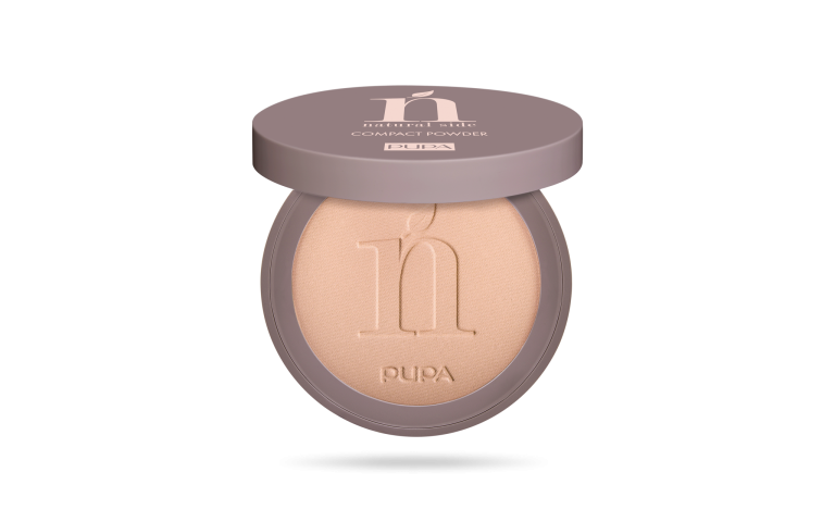 Compact Powder 001 Light Beige Natural Side Pupa