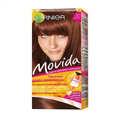 Crema Shampoo Colorante Garnier 30 Mogano Movida 1 Kit