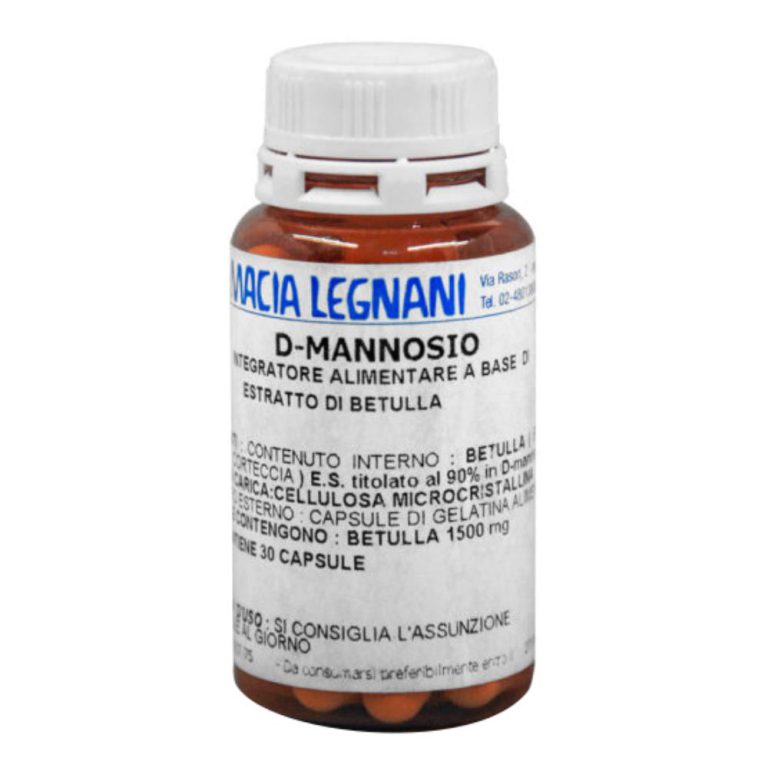 D-Mannosio integratore Naturale per Disturbi del Tratto Urinario 30 capsule