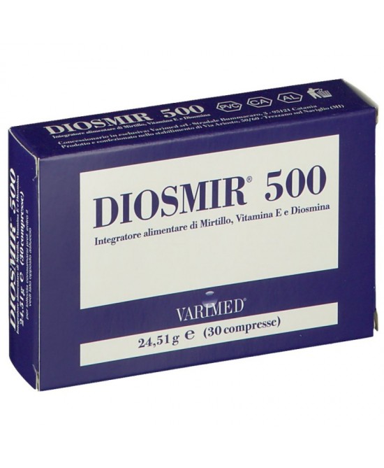 DIOSMIR 500 30 COMPRESSE