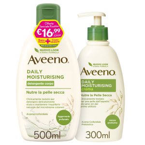 Daily Moisturising Bagno Doccia + Crema Idratante Aveeno