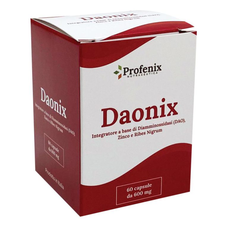 Daonix - integratore per il controllo dell'intolleranza all'istamina 60 capsule 600mg