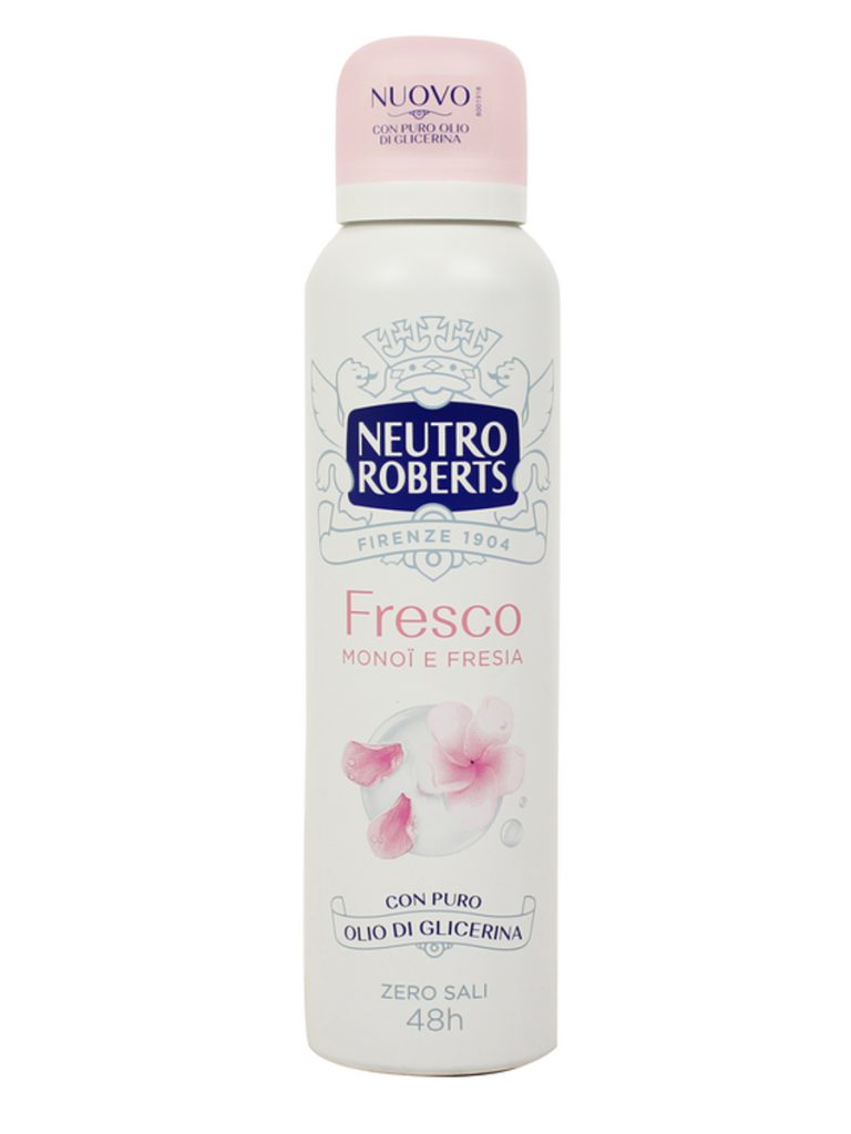 Deodorante Fresco Monoi E Fresia Spray Neutro Roberts 150ml