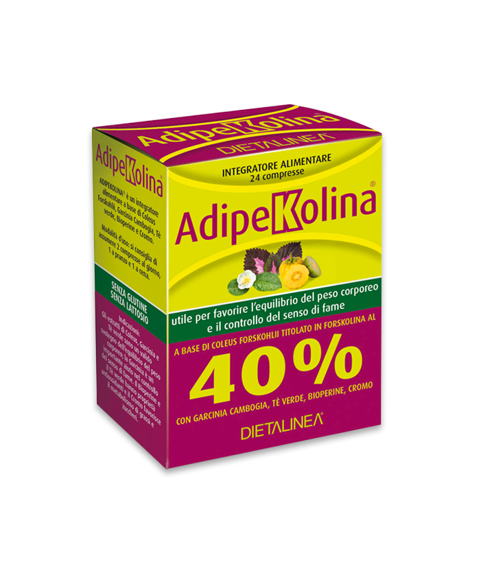 Dietalinea Adipekolina Integratore Alimentare 24 Compresse