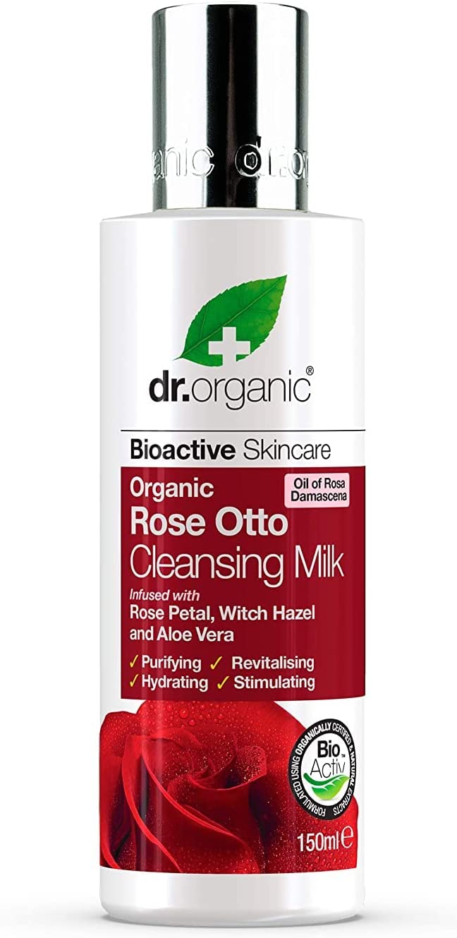 Dr. Organic Rosa - Latte Detergente Viso - 150 ml