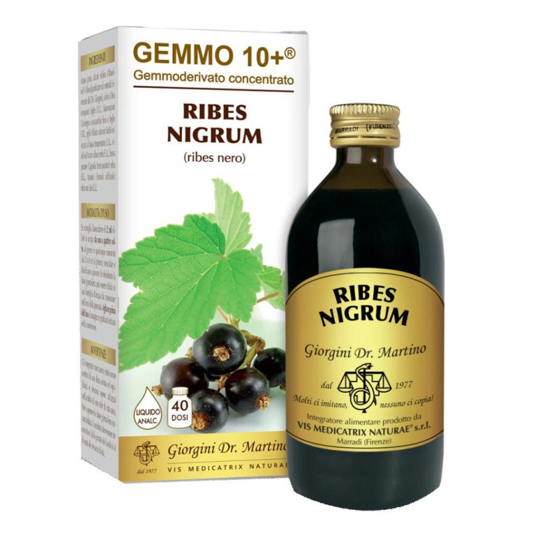 Dr.giorgini Ser-vis Ribes Nero 200 Ml Liquido Analcoolico Gemmo 10+